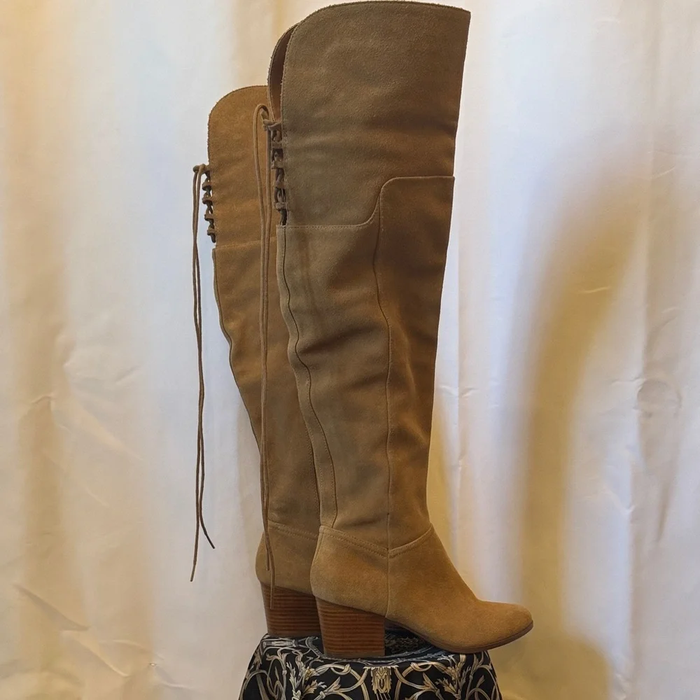 Aldo Camel Over-the-Knee Boots